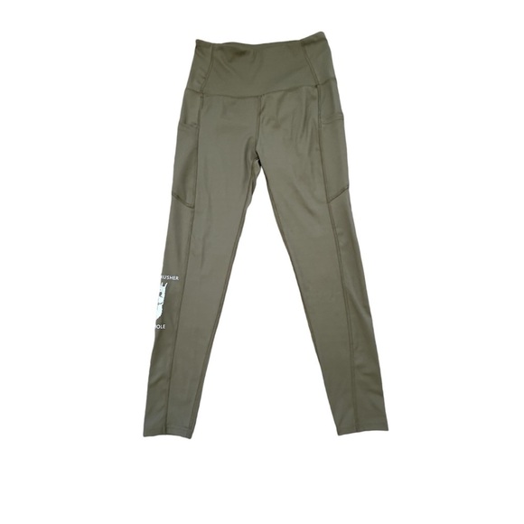 Soul Crusher Cornhole High Waist Leggings Green Womens Size Small NWOT - Picture 1 of 5